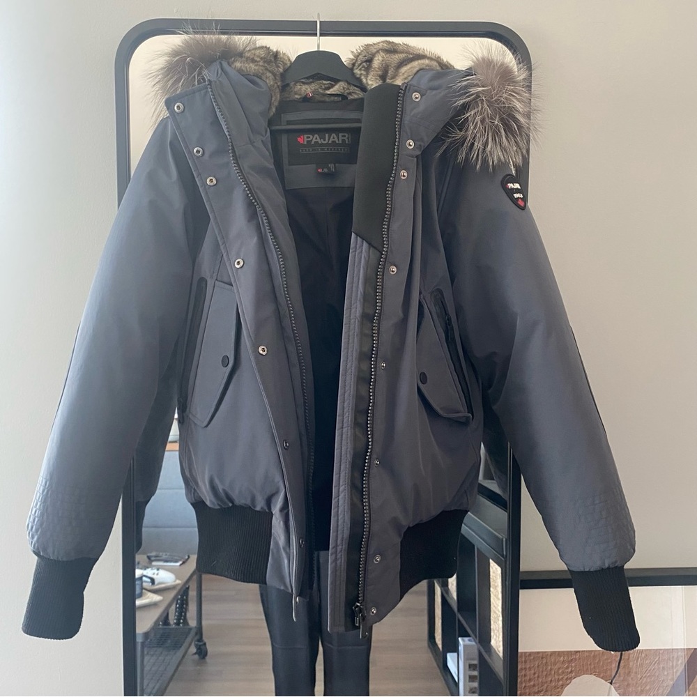Pajar Cordova Bomber Jacket Dark Bluish-Greyish Rare Color